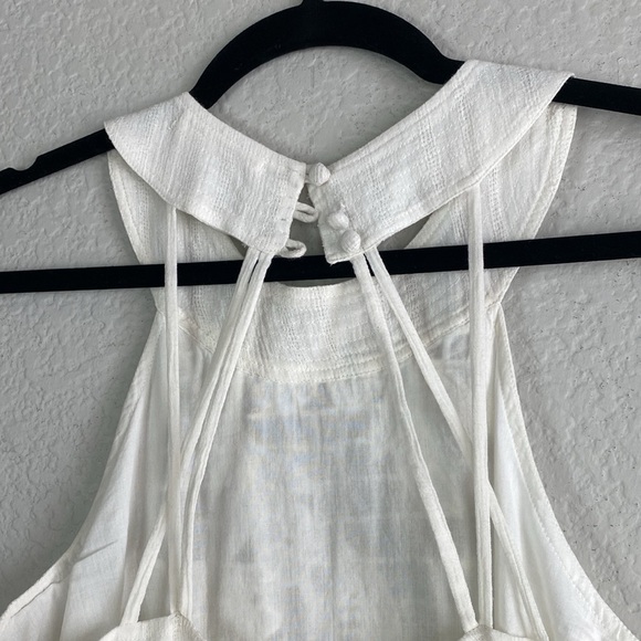 Anthropologie white lace sleeveless blouse - Picture 6 of 8